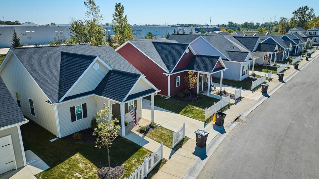 Vibrant Suburban Neighborhood