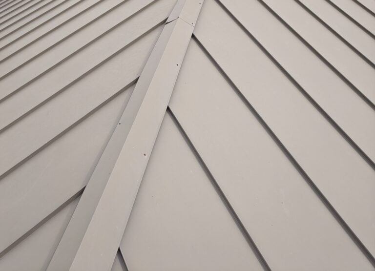 Standing seam metal roof