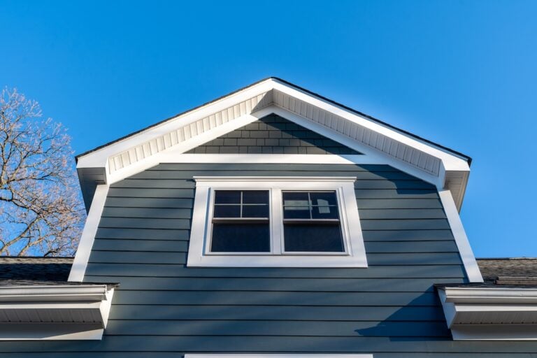 new siding on house