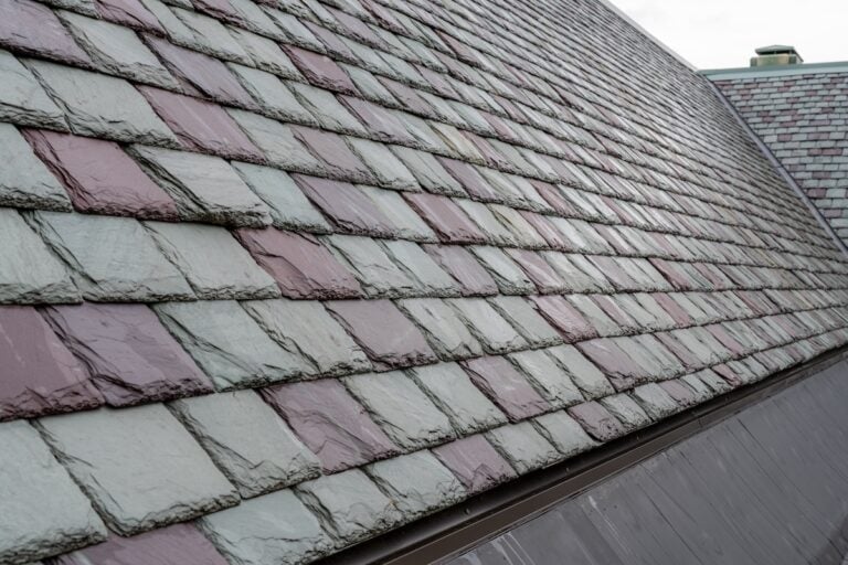Slate roofing tiles