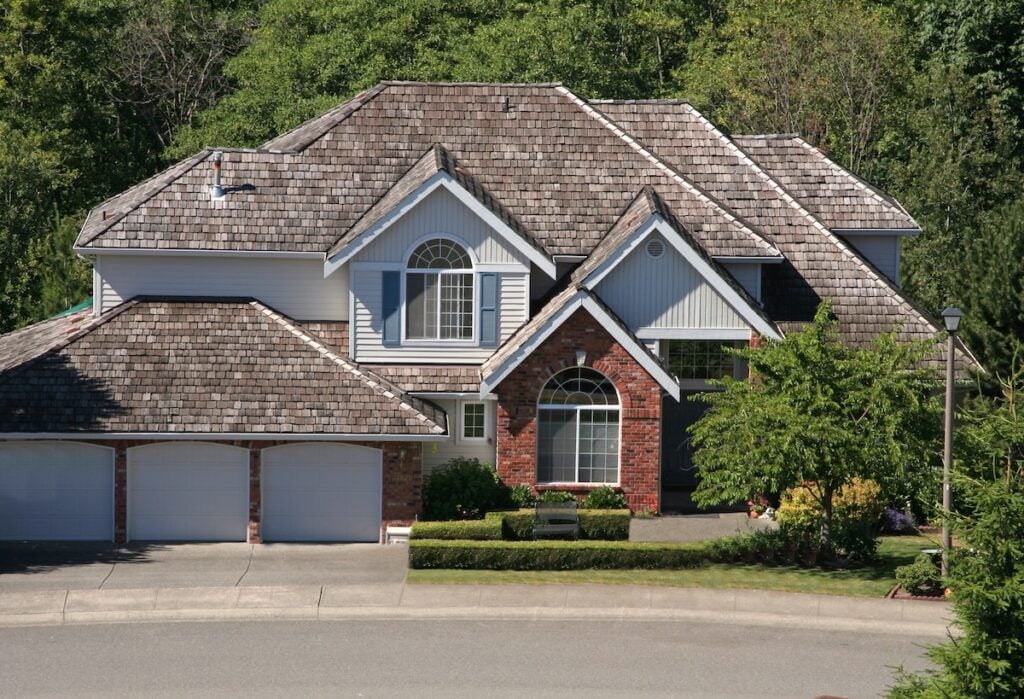 old cedar shake roofing
