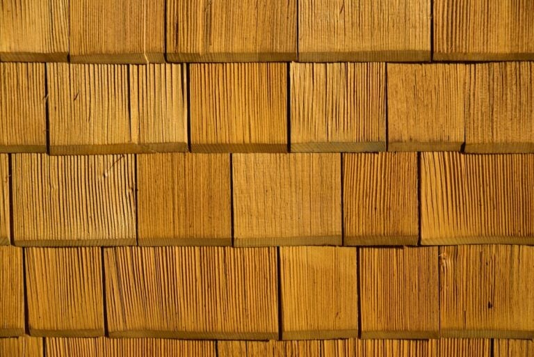 Background and texture of shingles of wood
