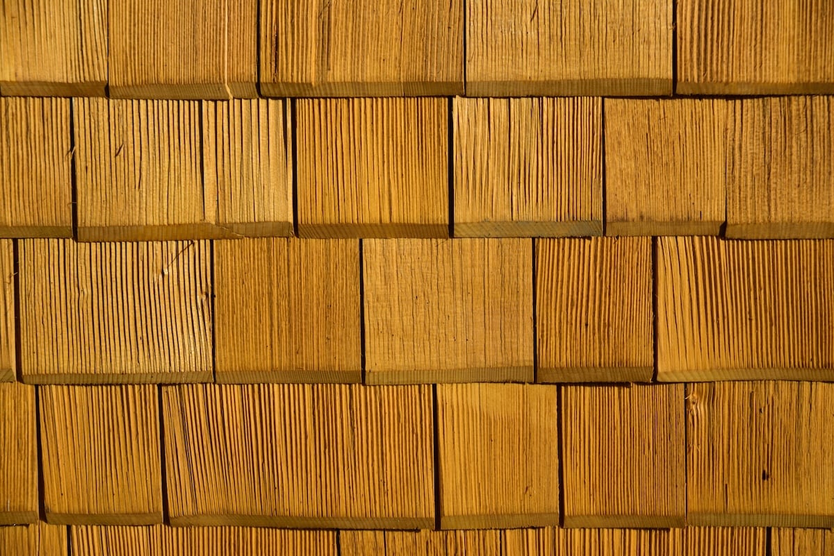 Background and texture of shingles of wood