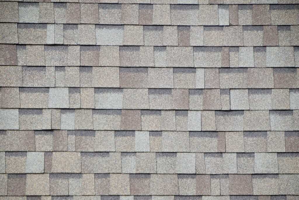 asphalt shingle roofing gray and tan color pattern
