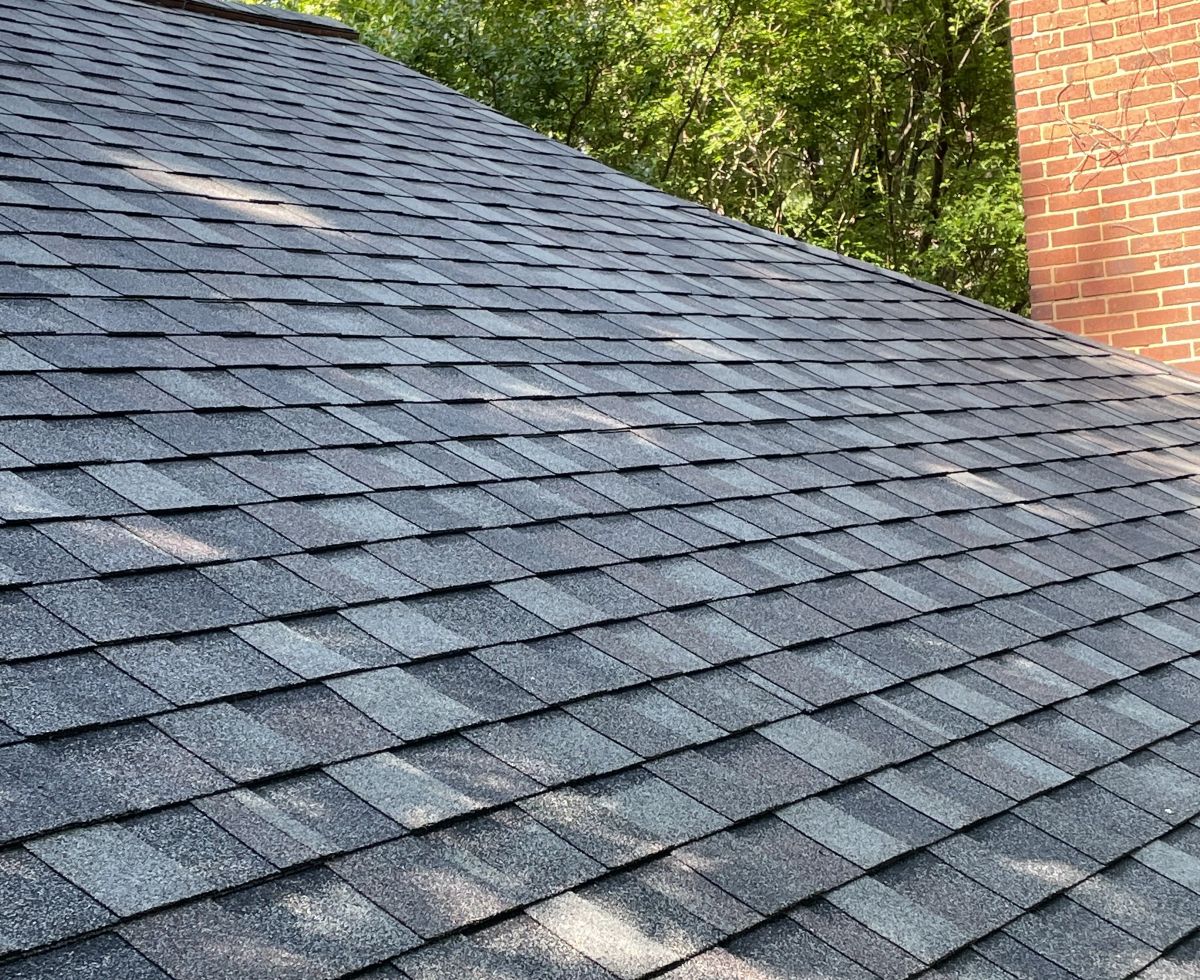 new roof after reparation