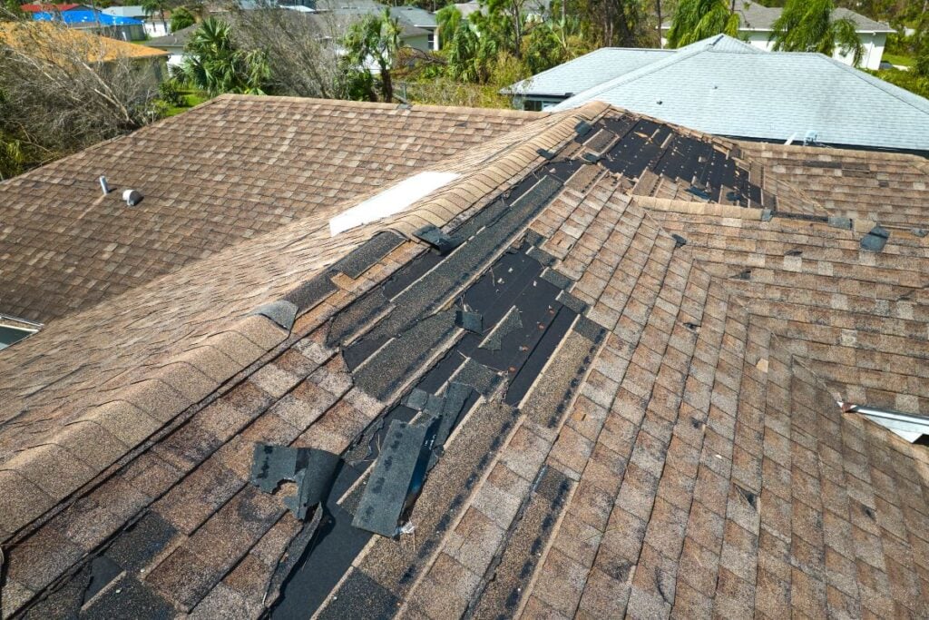 signs you need a roof replacement shingles roof missing after storm