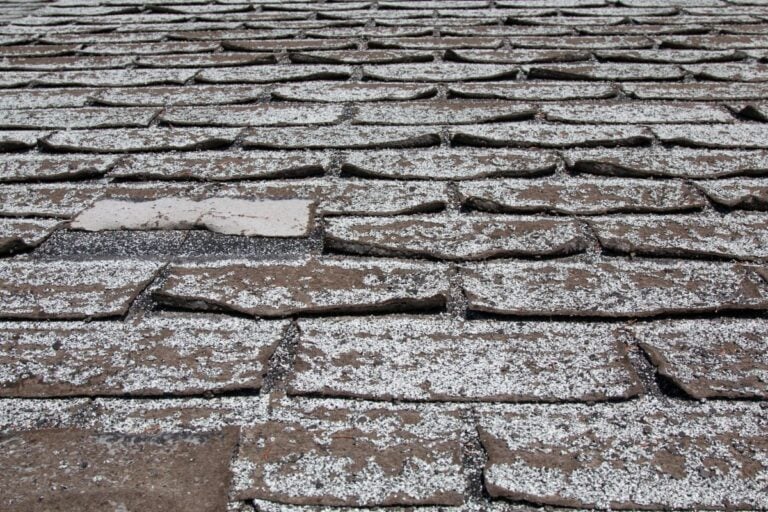asphalt roof repair old shingles curling and falling apart