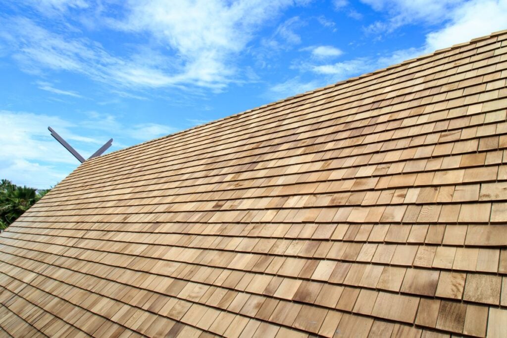 Wooden roof Shingle texture
