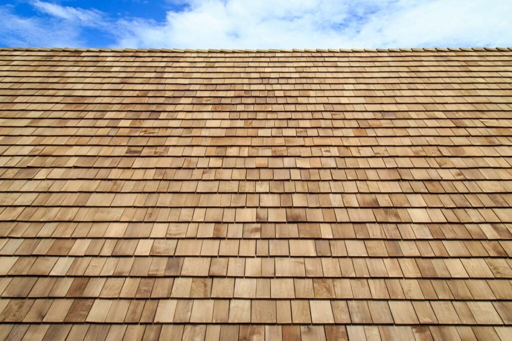 a new cedar shake roof
